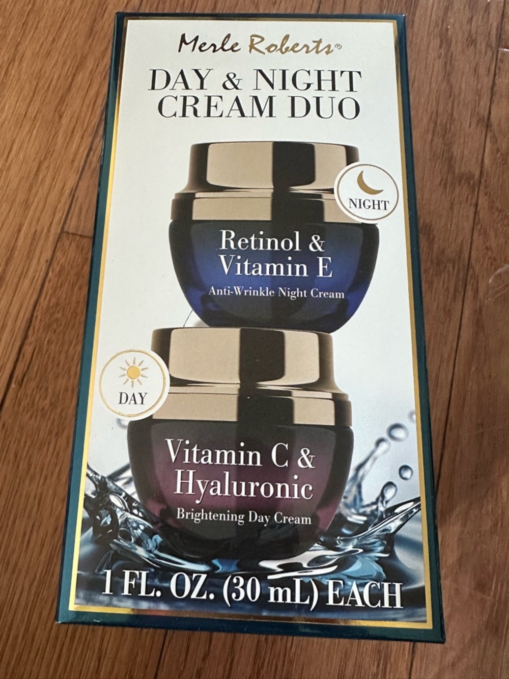 Merle Roberts Day & Night Cream Duo - Retinol & Vitamin C NEW